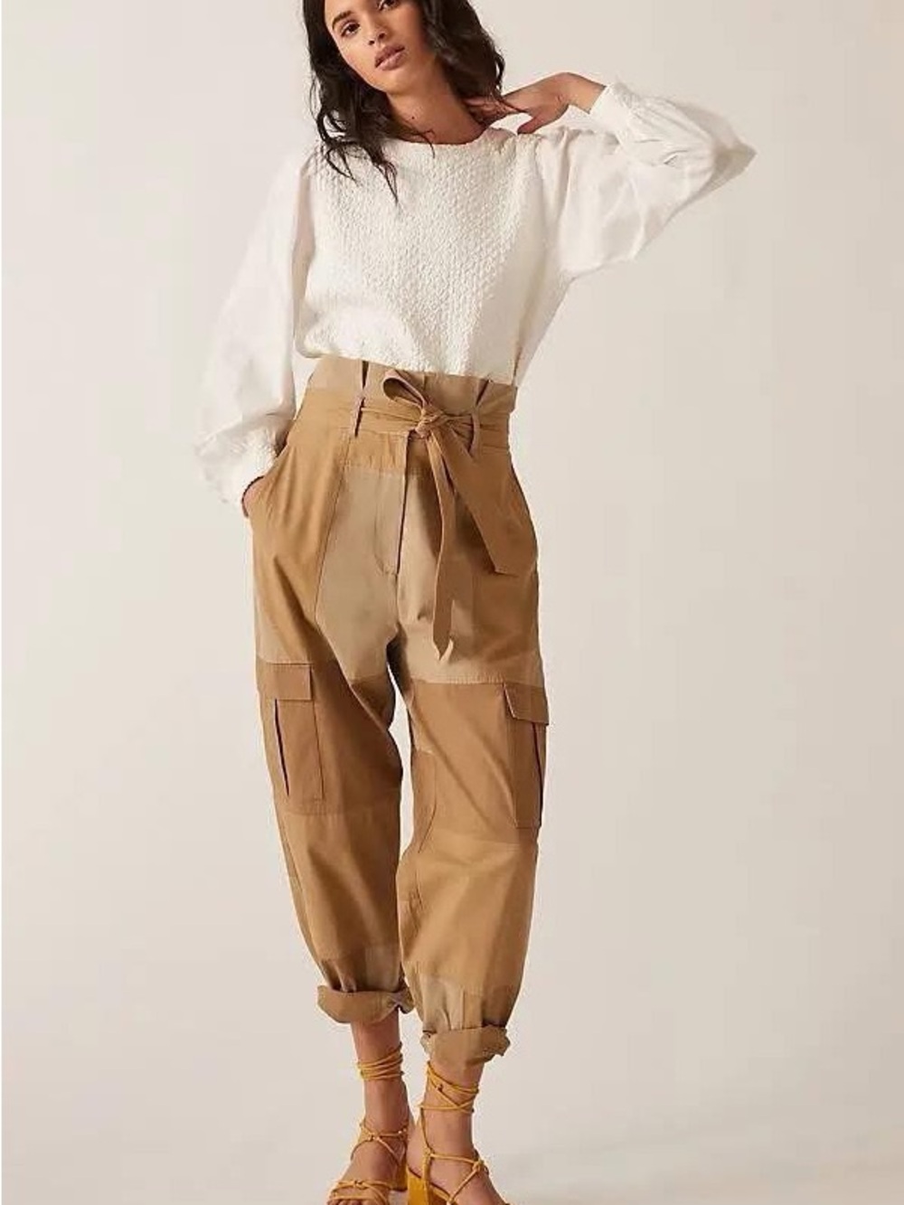 NWT Porridge Anthropologie Textured Sweatshirt Top Sz Small